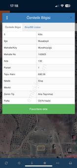 Uyaran79 Gayrimenkulden Musabeyli Murathüyüğünde Arsa