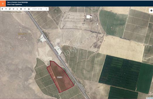 Konya Ereğli Zengen Satılık Tarla, E-90 Yolunda 100 Dönüm