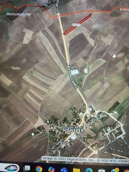 Tekirdağ Ergene İğneler'de 480 M2 Kadastral Yola Cephe