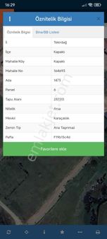 Delfa Yapıdan Fırsat! Acil Satılık Konut İmarlı Tek Tapu Arsa