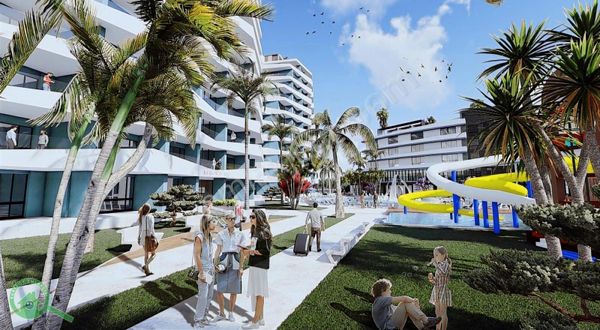 Kıbrıs İskele'de Long Beachin Kalbinde Satılık 1+1 Daire