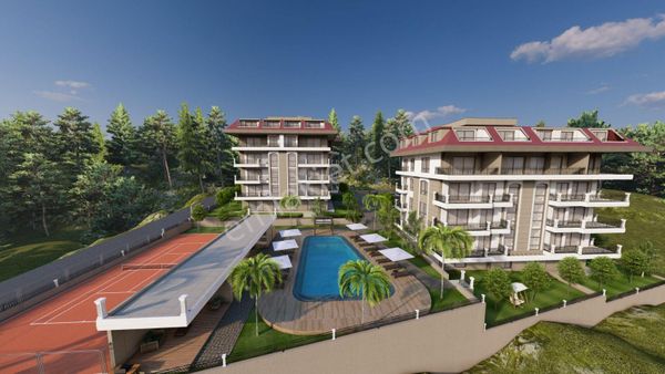 Kestel De Full Deniz Doğa Manzaralı Satılık Lüx Daireler