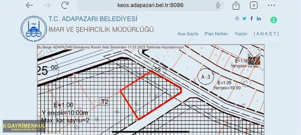 Şehir Merkezinde 1991 M² Arsa İçinde 916 M² Kapalı Alanlı Mülk