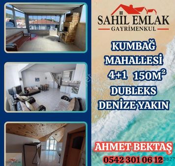 Kubağ'da Satılık Dublex Daire 2+2 Eşyalı Denize 70 M