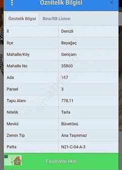 Beyağaç Ta 3500 M2 İçinde Müstakil Ev Ve Arsa