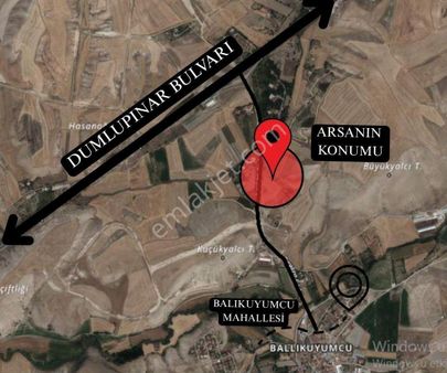 Balıkuyumcu'da Dumlupınar Bul. 500m Mesafede Yüksek Kat Konut Arsası