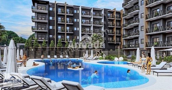 Ege Mahallesi'nde Ultra Lüks Kısmi Deniz Manzaralı 1+1 Daire