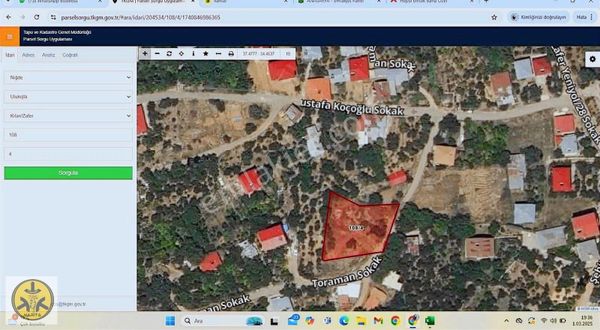 Tunç Harita Emlaktan Arsa