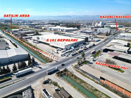 Kazanlı Girişinde Tır Garajı Ve Soğuk Hava Deposuna Uygun Arsa