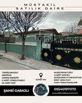 Şahsi Garajlı Müstakil Satılık Daire
