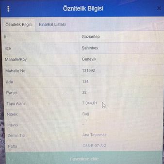 Geneyik Asfalt Üzeri İmar A Yakın Bakımlı Satlık Bağ Arazi