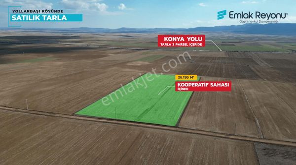 Emlak Reyonu Yollarbaşında 10 Dönüm Tarla Satıyor