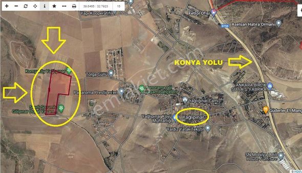 Yağlıpınar Da 485m2 Kooperatif Hisseli Hobi Bahçesi Karadeniz Em