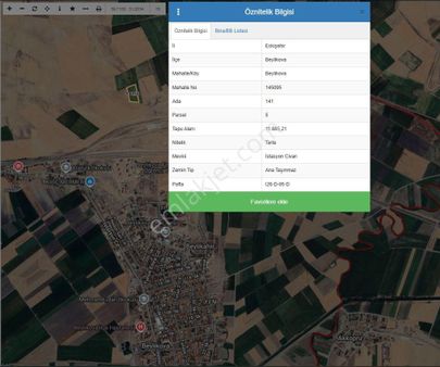 Eskişehir Beylikova Da 11.885 M2 Tek Tapu Tarla Karadeniz Emlak