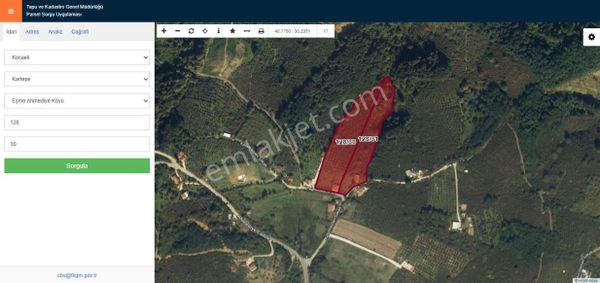 Kocaeli Kartepede Satılık Arsa