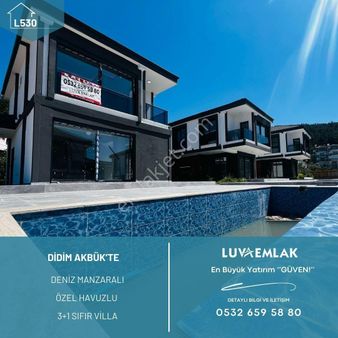 Didim Akbük'te Özel Havuzlu Tam Müstakil Fırsat Villa!