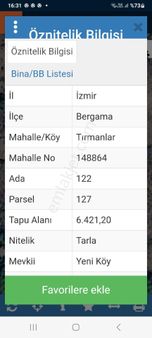 Satılık Müstakil Tapu Tarla