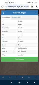 Aksaray Armutlu Satılık Tarla 21 Dekar