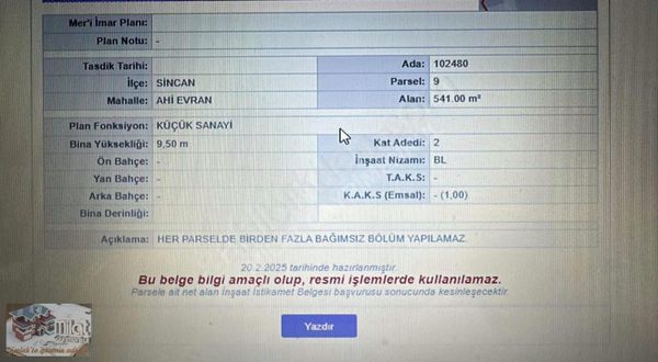 Tek Tapu Ticari Arsa Kiracılı