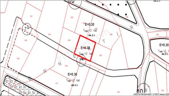 Şile Karacaköy De Harika Konumda 600m2 Villa İmarlı Satılık Arsa