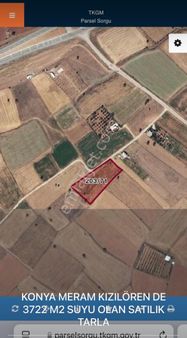 Kızılören De 3722 M2 Suyu Olan Satılık Tarla