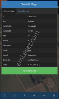Ulubey Gayrimenkulden Çanakkale Gelibolu Satılık Arsa