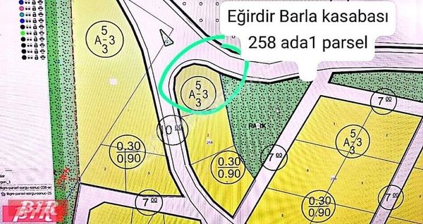 Satlık Arsa İmarlı Barla Eğridir Isparta