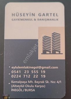 Eylül Emlak İnegöl Hamamlı Satılık Yatırım İcin Uygun Arazımız Satışa Cıkmıştır Yolu Suyu Resmi