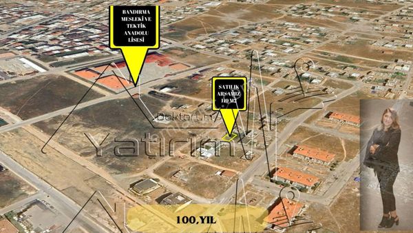 Bandırma 100.yıl Mahallesin'de Satılık İmarlı Arsa
