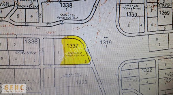 Boyalık Mahallesinde Z+3 Kat Konut İmarlı Yerimiz Satılıktır.