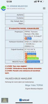 Ergene Marmaracıkta Satılık Tarla