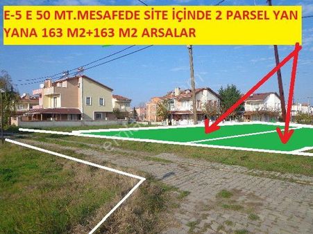 Haydar Emlaktan Yenicede 2 Parsel Yan Yana Villa Arsası 320 M2