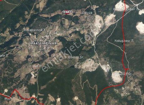 Maksempınarı'nda Satılık 11,585 Metrekare Tarla