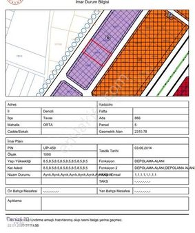 Tavas ,muğla Yolunda Satılık Sanayi Alanı