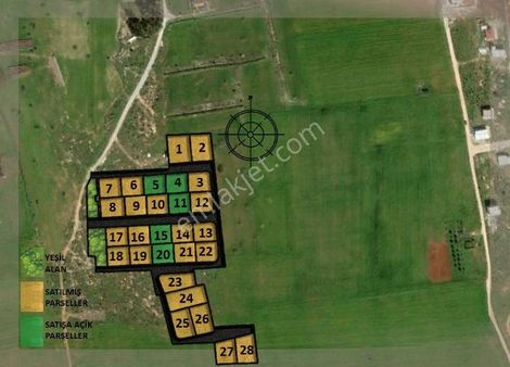 İskele Ötüken Bölgesinde Parselasyon Projesinden Satılık Arsalar