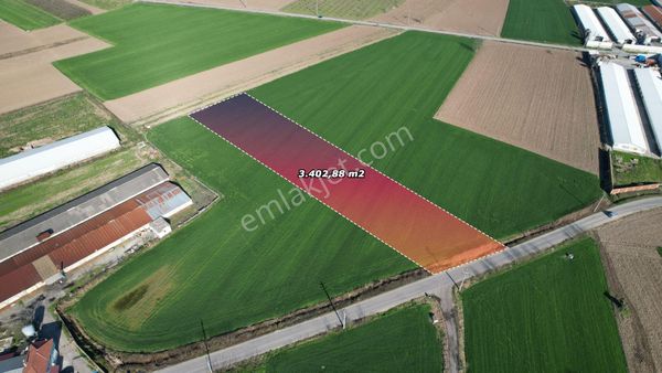 Yeni Organize Sanayi Girişinde 3.400 M2 % 40 İmarlı Arsa