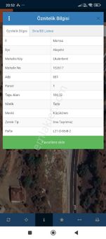 Alaşehir Uluderbent Yolu Üzerinde Satılık Ev Yapmaya Uygun Arsa 186m2