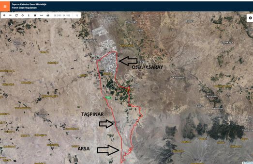 Aksaray Taşpınar Erenler Satılık Tarla, 18 Dönüm