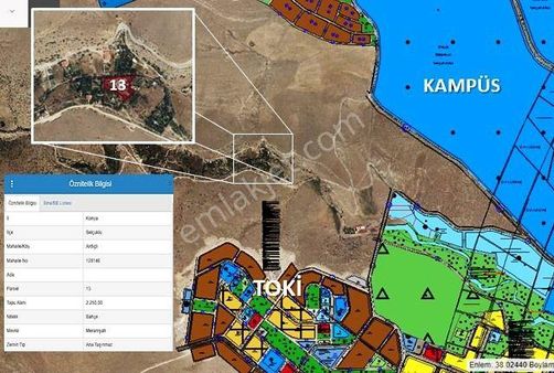 Ardıçlı'da 2250m. Yatırımlık Bağ/bahçe