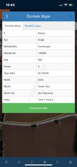 Cinler 20 Dekar Tarla