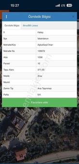 Mısırlı Gayrimenkul'den Satılık Sakarya Mahallesin'de 371 M2 Parsel