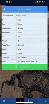 Temenos'tan Yenişehir'de 20 Dekar Satılık Tarla