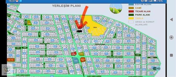 Turyap'tan Fırsat Satılık Tek Tapu 707 M2 Villa Arsası