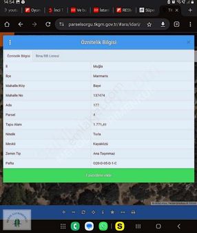 Marmaris Bayır'da Doğa Ve Deniz Yakını Yatırımlık Arsa Satılık