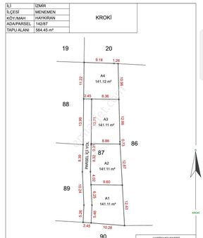 İzmir Menemen Haykıran Da Satılık Bahce