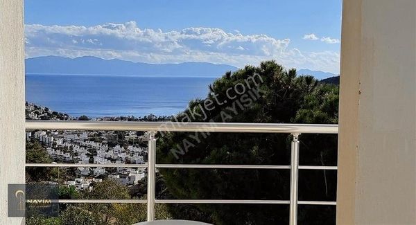 Bodrum Bağla Bankev Sitesinde Deniz Manzaralı 2+1 Üst Dubleks