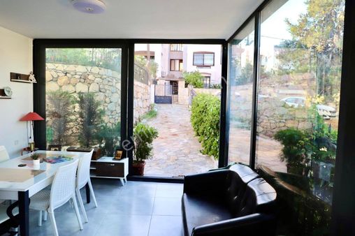 Bodrum Bitez'de Satılık 120 M2 Müstakil Girişli Bahçe Katı