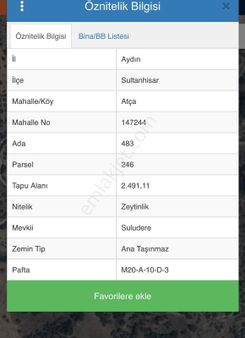 Atça ‘ Satılık Zeytinlik. Çok Çok Uygun Fiyata