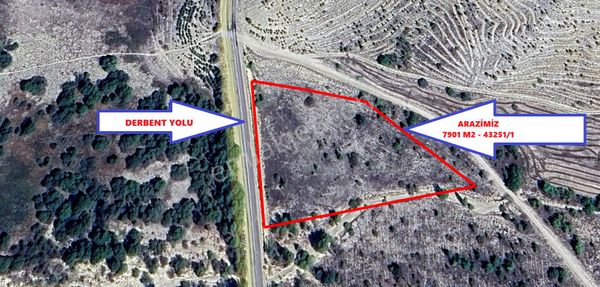 Altınapa Barajı Manzaralı Yol Cephe Kıymetli Arazi