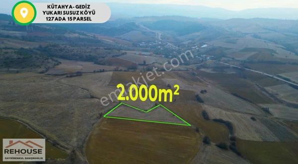 Kütahya Gediz'de 2.000 M2 Yerleşim İçi Resmi Yollu Fırsat Arazi